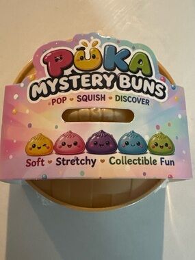 Puka Viral Squishy Mystery Bun Dumpling  Multicolor Squishy Collectible Medium
